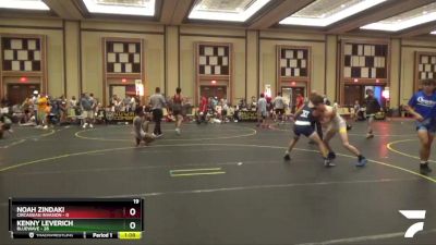 145 lbs Round 3 (6 Team) - Kenny Leverich, BlueWave vs Noah Zindaki, Circassian Invasion