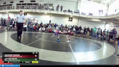 49 lbs 3rd Place Match - Leyton Boyd, Delta Wrestling Club Inc. vs Jackson Mason, North Knox Wrestling Club