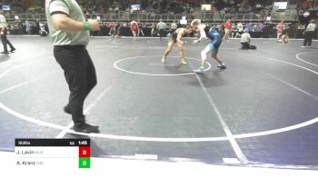 163 lbs Round Of 16 - Jackson Lavin, Mighty Lion Wrestling Club vs Aidan Kranz, Canton, SD