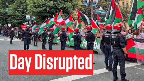 Protests Disrupt Stage 11 Of Vuelta a España 2025