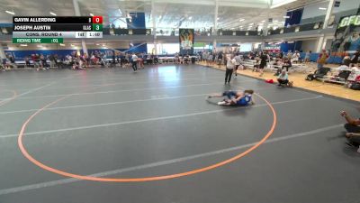 113 lbs Cons. Round 4 - Gavin Allerding, Unattached vs Joseph Austin, Glasgow Wrestling