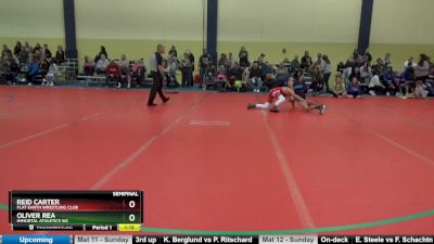 120 lbs Semifinal - Reid Carter, Flat Earth Wrestling Club vs Oliver Rea, Immortal Athletics WC