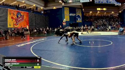 113 lbs Champ. Round 1 - Aiden Vanicky, Notre Dame vs Ansar Kmt, DeMatha Catholic