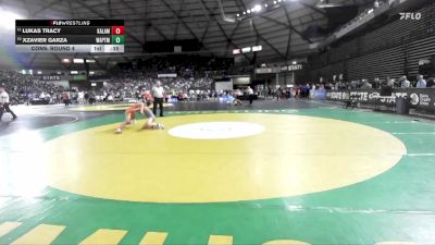 Boys 1A 106 lbs Cons. Round 4 - Lukas Tracy, Kalama vs Xzavier Garza, Wapato