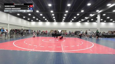 157 lbs Cons. Round 2 - Soren Hines, FL vs Andrew Hernandez, FL