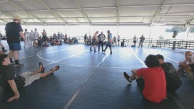 High School Boys 220 lbs Round 3 (10 Team) - Trey Robinson, Bulldog Elite (Black) vs Jimon Leach, Bulldog Elite (Red)