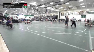 165 lbs Cons. Round 2 - Ben Wirth, Mo West vs Teslouch John, GI Grapplers