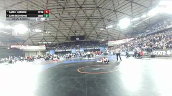 Boys 4A 106 lbs Cons. Round 2 - Caton Hanson, Mt. Si vs Sam Beerbomb, Mead