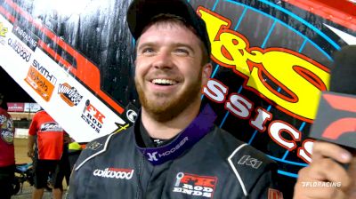 Anthony Macri Reacts After Winning Tuscarora 50 Opener At Port Royal