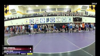 165 lbs Champ. Round 1 - Eric Streeval, Columbus North Wrestling Club vs Jacob Cole, Hornet Swarm Wrestling Club