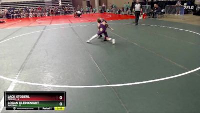 70 lbs Semis & 1st Wrestleback (8 Team) - Jack Stoderl, Perham vs Logan Kleinknight, Waconia