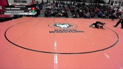 138 lbs Semifinal - Axel Rodriguez, Chicago (MARIST) vs Adante Washington, JOLIET (CATHOLIC Academy)