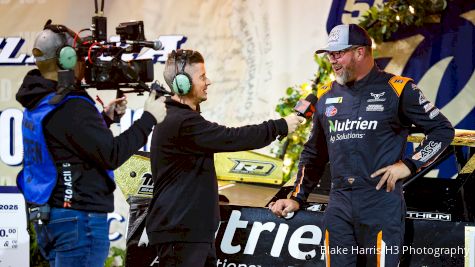 Jonathan Davenport Reacts After Winning World 100 Friday Semifeature #2