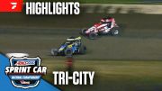 Highlights | 2025 USAC Sprints at Tri-City Speedway