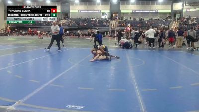 133 lbs Cons. Round 2 - Thomas Clark, Apprentice School vs Jeremiah Chinyere-okiyi, WVU Tech (W.Va.)