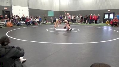 JV-41 lbs Round 1 - Hannah Taylor, Muscatine vs Jordan Koehler, Benton Community