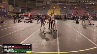 157 lbs Quarters & 1st Wb (16 Team) - Luke Nichter, Drexel vs Jose Farias, CSU Bakersfield