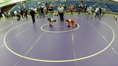 10U Boys - 105 lbs Cons. Semis - Nolan Blount, Central Indiana Academy Of Wrestling vs Tysen Robertson, Midwest Xtreme Wrestling