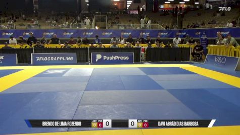 Davi Abrão Dias Barbosa vs Brendo De Lima Rozendo 2026 Pan Jiu Jitsu IBJJF Championship