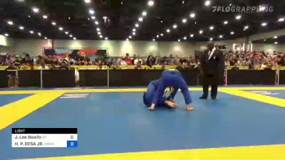 HELIO P. DESA JR. vs Joshua Lee Bowlin 2022 World Master IBJJF Jiu-Jitsu Championship