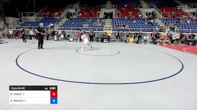 120 lbs Cons 64 #2 - Garrett Head, OR vs Alekh Marion, MI