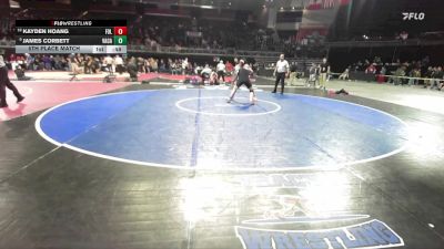 165 lbs 5th Place Match - James Corbett, Vacaville vs Kayden Hoang, Folsom