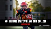 Ferris State Steamrolls Lake Erie in 63-6 Blowout Win In Week 1
