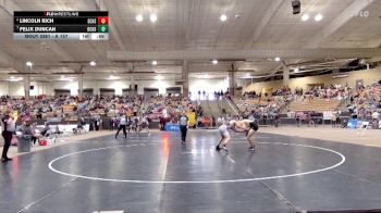A 157 lbs 5th Place Match - Felix Duncan, David Crockett High School vs Lincoln Rich, Station Camp High School