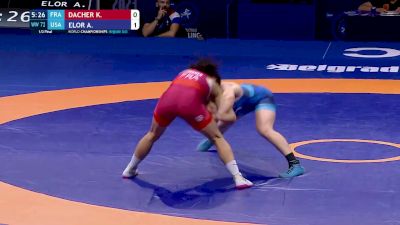 72 kg 1/2 Final - Amit Elor, United States vs Kendra Augustine Jocelyne Dacher, France