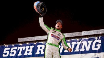Ricky Thornton Jr. Reacts After Winning First World 100 Globe At Eldora Speedway