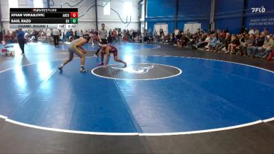 Silver 157 lbs Champ. Round 1 - Saul Razo, Quincy vs Jovan Vukajlovic, Augsburg College