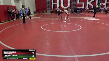 114 lbs Round 3 - Jaylee Carter, Weaver vs Mary Martin, Thompson HS