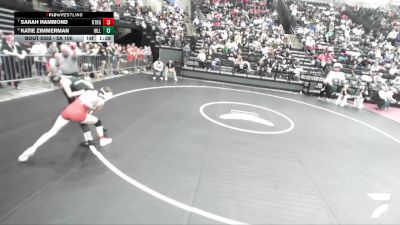 5A 100 lbs Semifinal - Katie Zimmerman, Hillcrest vs Sarah Hammond, Northridge