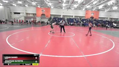 133 lbs Cons. Round 1 - Jonathan Guyette, Brockport vs Logan Banks, Utica