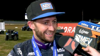 Justin Grant Reacts After Passing Dave Darland For Most All-Time In USAC Sprint Wins