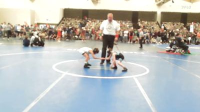 48-B lbs 2nd Place - Trey Sanders, Mat Assassins vs Isaac Estrada, Top Rank Hammers