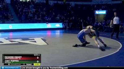 133 lbs Cody Phippen, Air Force vs McGwire Midkiff, North Dakota State