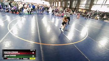 64 lbs 3rd Place Match - Simon Dansie, JWC vs Kolton Strong, Champions Wrestling Club