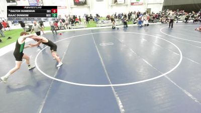 16U Boys - 150 lbs Cons. Round 4 - Dalton Humeniuk, Bison Wrestling Club vs Isaac Dunnom, Wisconsin