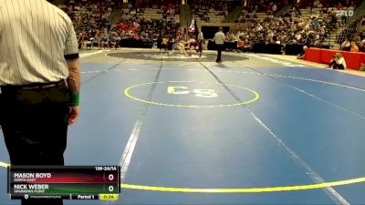 138-2A/1A Cons. Round 3 - Mason Boyd, North East vs Nick Weber, Sparrows Point