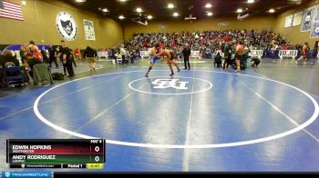 220 lbs Cons. Round 5 - Andy Rodriguez, Lompoc vs Edwin Hopkins, Westminster