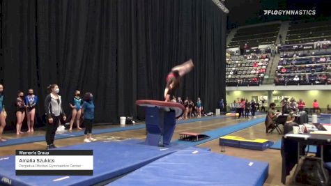 Amalia Szukics - Women's Group, Perpetual Motion Gymnastics Center - 2021 Women's Xcel Region 4 Championships
