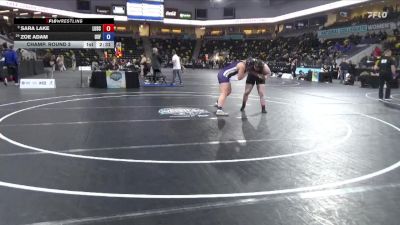 207 lbs Champ. Round 2 - Sara Lake, Lindenwood University vs Zoe Adam, Sioux Falls