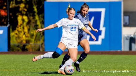 Assumption Pass Franklin Pierce: Week 1 NE10 Women's Soccer Standings