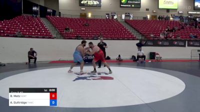 130 kg Cons 8 #2 - Brandon Metz, North Dakota vs Aydin Guttridge, Tar Heel Wrestling Club
