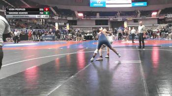 6A 190 lbs Quarterfinal - Josh Peoples, Southside Gadsden vs George Hunter, Percy Julian