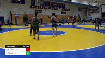 129 lbs Quarterfinal - Ronnie Ramirez, Walnut vs Edwin Sierra, Poway