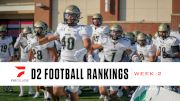 D2 Football Rankings 2025 Week 2: Ferris Holds No. 1, Contenders Shuffle