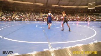 80 lbs Consi Of 16 #2 - Hudson Ruge, Sebolt Wrestling Academy vs Prince Dugan, Driller Wrestling Club