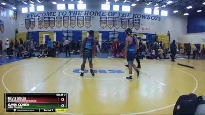 144 lbs Semifinal - Elvis Solis, Gladiator Wrestling Club vs Gavin Cohen, Well Trained